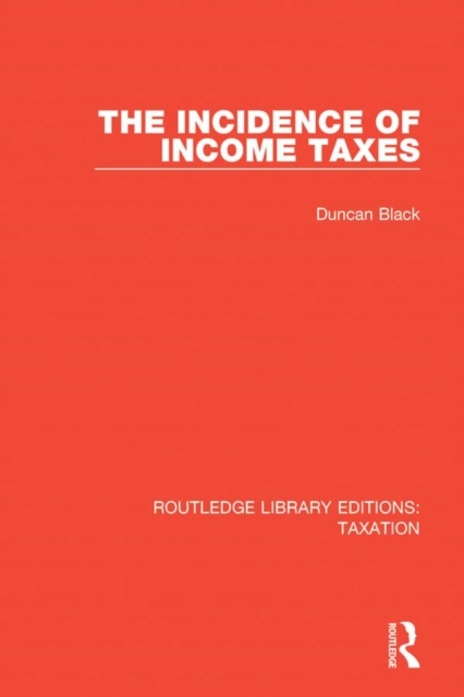 The Incidence of Income Taxes, EPUB eBook