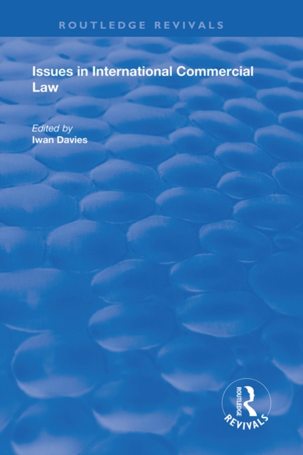 Issues in International Commercial Law, EPUB eBook