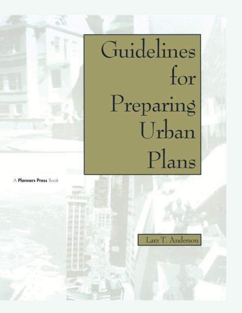 Guidelines for Preparing Urban Plans, EPUB eBook