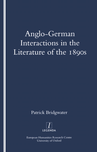 Anglo-German Interactions in the Literature of the 1890s, EPUB eBook