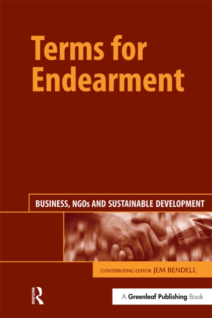 Terms for Endearment : Business, NGOs and Sustainable Development, EPUB eBook