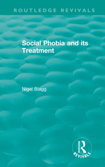 School Phobia and its Treatment (1987), PDF eBook