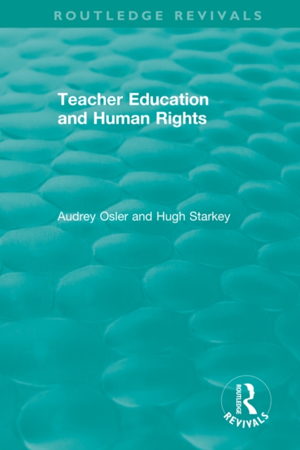 Teacher Education and Human Rights, PDF eBook