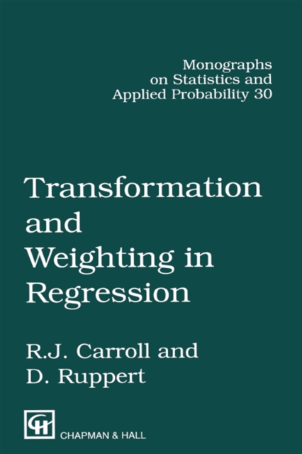 Transformation and Weighting in Regression, EPUB eBook