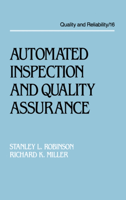 Automated Inspection and Quality Assurance, PDF eBook