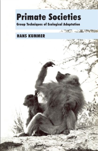 Primate Societies : Group Techniques of Ecological Adaptation, PDF eBook