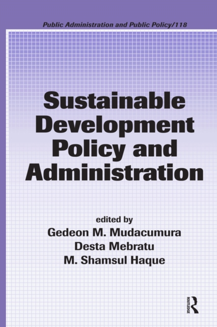 Sustainable Development Policy and Administration, EPUB eBook
