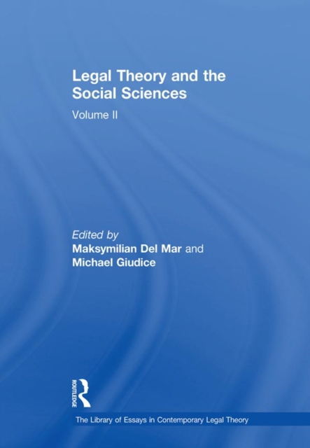 Legal Theory and the Social Sciences : Volume II, EPUB eBook