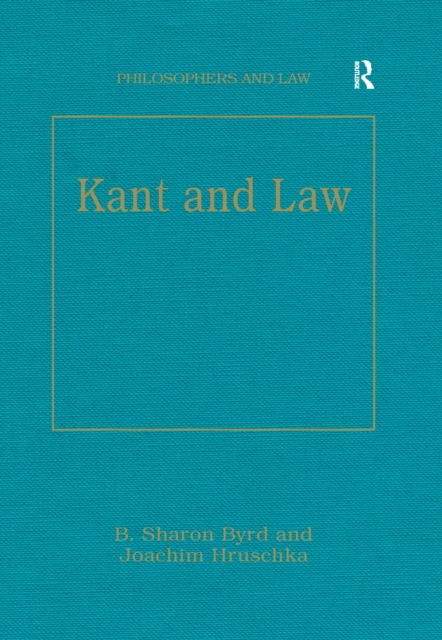 Kant and Law, EPUB eBook