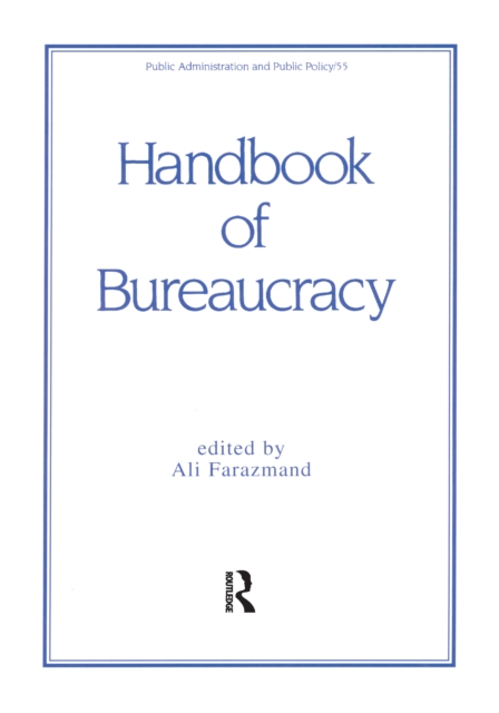 Handbook of Bureaucracy, EPUB eBook