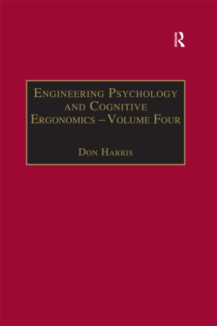 Engineering Psychology and Cognitive Ergonomics : Volume 4: Job Design, Product Design and Human-computer Interaction, EPUB eBook