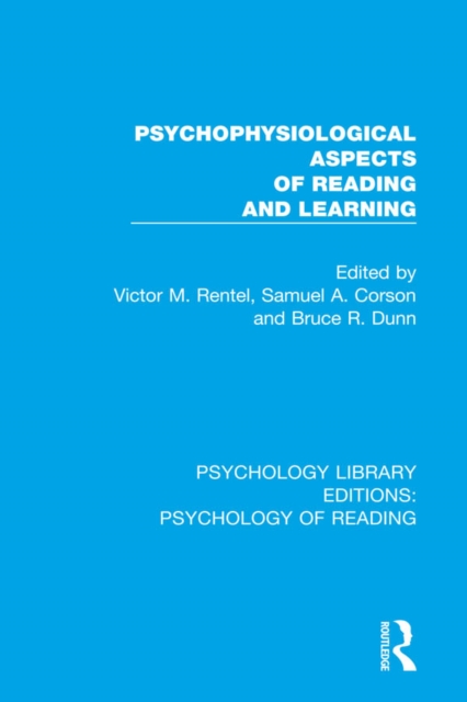 Psychophysiological Aspects of Reading and Learning, EPUB eBook