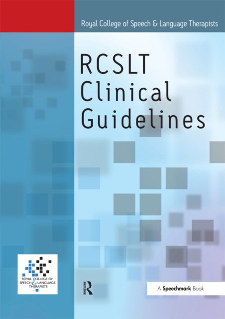 Royal College of Speech & Language Therapists Clinical Guidelines, EPUB eBook