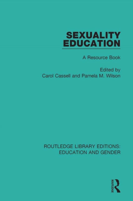 Sexuality Education : A Resource Book, EPUB eBook