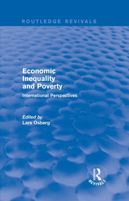 Economic Inequality and Poverty : International Perspectives, PDF eBook