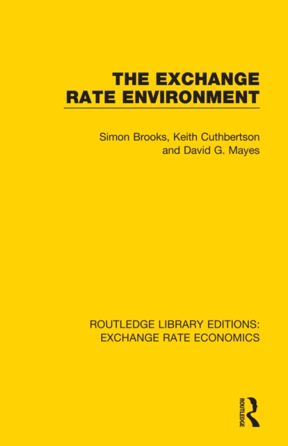 The Exchange Rate Environment, PDF eBook