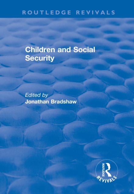 Children and Social Security, PDF eBook
