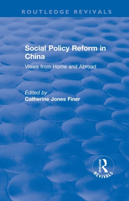 Social Policy Reform in China : Views from Home and Abroad, EPUB eBook