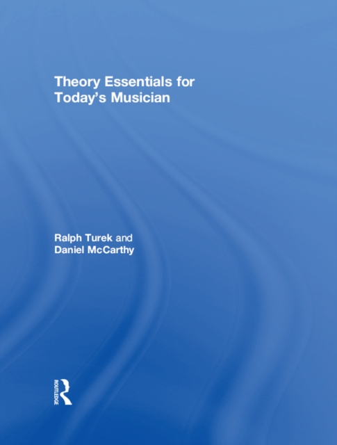 Theory Essentials for Today's Musician (Textbook), PDF eBook