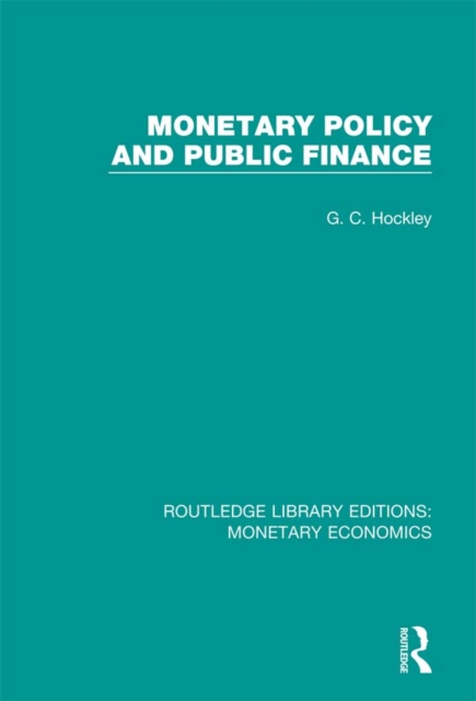 Monetary Policy and Public Finance, EPUB eBook