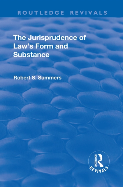 The Jurisprudence of  Law's Form and Substance, EPUB eBook