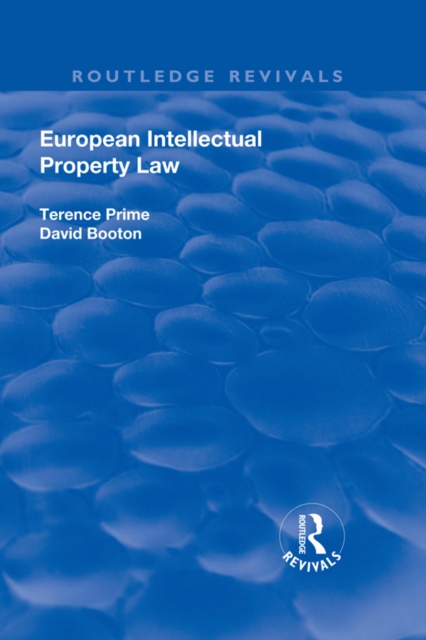 European Intellectual Property Law, PDF eBook