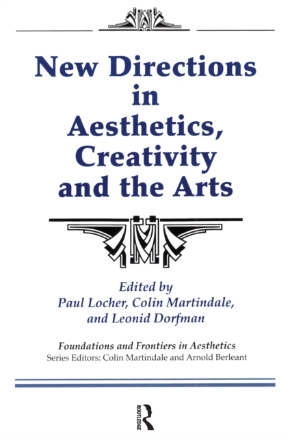New Directions in Aesthetics, Creativity and the Arts, EPUB eBook