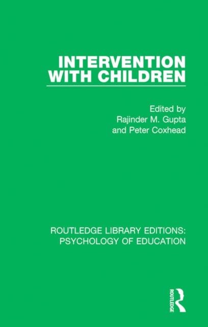 Intervention with Children, PDF eBook