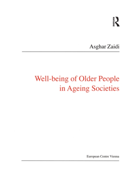 Well-Being of Older People in Ageing Societies, EPUB eBook