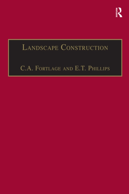 Landscape Construction : Volume 2: Roads, Paving and Drainage, PDF eBook