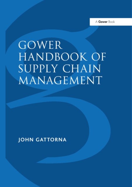 Gower Handbook of Supply Chain Management, PDF eBook