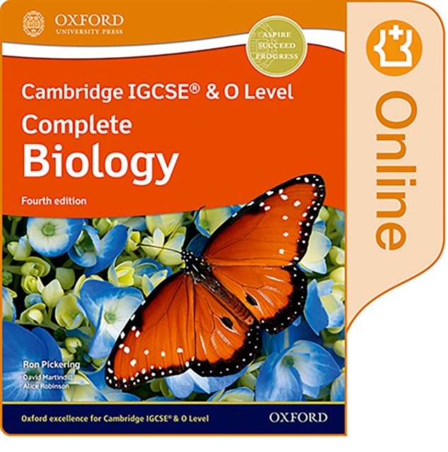 Cambridge IGCSE® & O Level Complete Biology: Enhanced Online Student Book Fourth Edition, Digital product license key Book