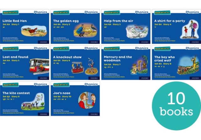 Read Write Inc. Phonics: Blue Set 6 More Storybooks (Mixed Pack of 10), Paperback / softback Book