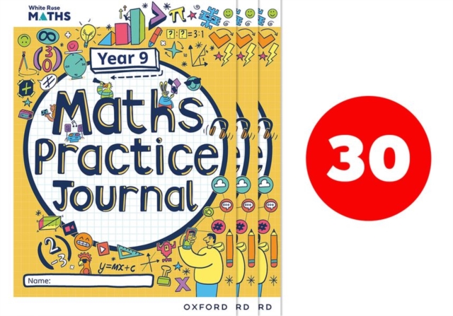 White Rose Maths Practice Journals Year 9 Workbooks: Pack of 30, Paperback / softback Book