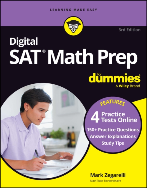 Digital SAT Math Prep For Dummies, 3rd Edition : Book + 4 Practice Tests Online, Updated for the NEW Digital Format, PDF eBook