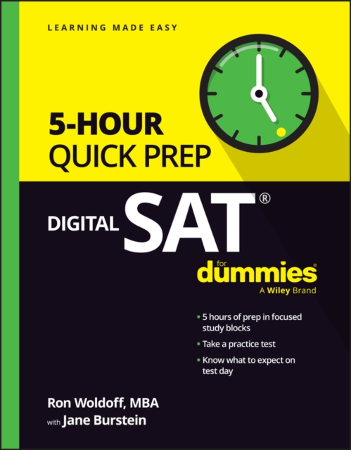 Digital SAT 5-Hour Quick Prep For Dummies, EPUB eBook
