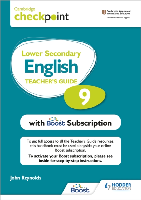 Cambridge Checkpoint Lower Secondary English Teacher's Guide 9 with Boost Subscription : Third Edition, Multiple-component retail product Book