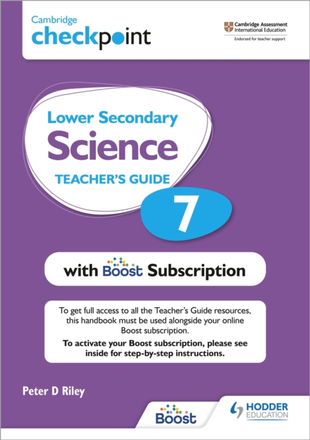 Cambridge Checkpoint Lower Secondary Science Teacher's Guide 7 with Boost Subscription : Third Edition, Multiple-component retail product Book