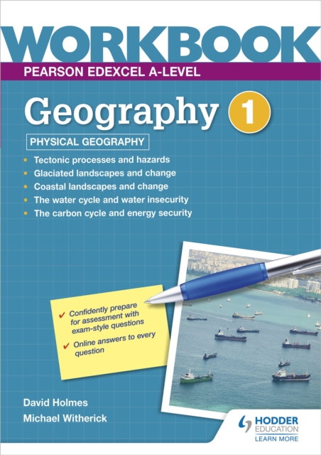 Pearson Edexcel A-level Geography Workbook 1: Physical Geography, Paperback / softback Book