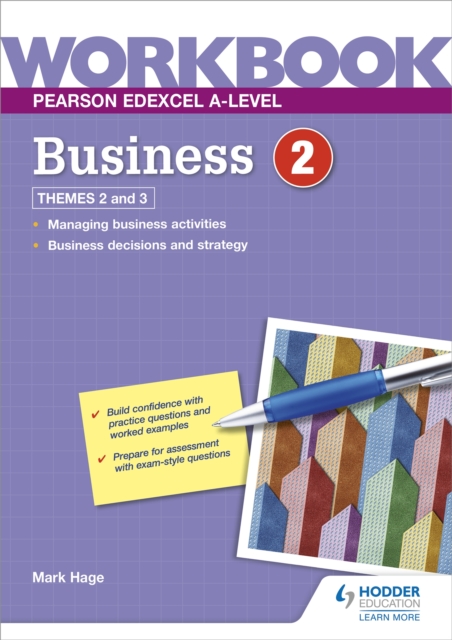 Pearson Edexcel A-Level Business Workbook 2, Paperback / softback Book