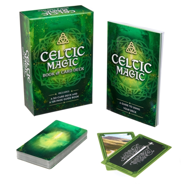 Celtic Magic Book & Card Deck : Includes a 50-Card Deck and a 128-Page Guide Book, Paperback / softback Book