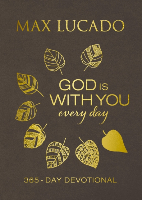 God Is With You Every Day (Large Text Leathersoft) : 365-Day Devotional, Leather / fine binding Book