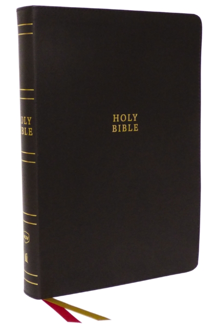 NKJV Holy Bible, Super Giant Print Reference Bible, Brown Bonded Leather, 43,000 Cross References, Red Letter, Comfort Print: New King James Version, Leather / fine binding Book
