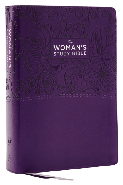 KJV, The Woman's Study Bible, Purple Leathersoft, Red Letter, Full-Color Edition, Comfort Print : Receiving God's Truth for Balance, Hope, and Transformation, Leather / fine binding Book