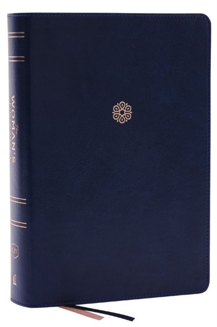 KJV, The Woman's Study Bible, Blue Leathersoft, Red Letter, Full-Color Edition, Comfort Print : Receiving God's Truth for Balance, Hope, and Transformation, Leather / fine binding Book
