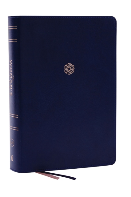 KJV, The Woman's Study Bible, Blue Leathersoft, Red Letter, Full-Color Edition, Comfort Print (Thumb Indexed) : Receiving God's Truth for Balance, Hope, and Transformation, Leather / fine binding Book