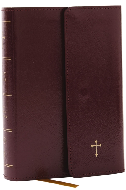 KJV Holy Bible: Compact with 43,000 Cross References, Burgundy Leatherflex with flap, Red Letter, Comfort Print: King James Version, Paperback / softback Book