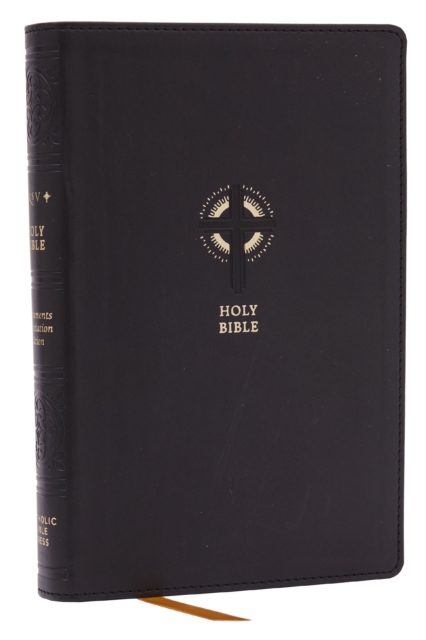 NRSVCE Sacraments of Initiation Catholic Bible, Black Leathersoft, Comfort Print, Leather / fine binding Book