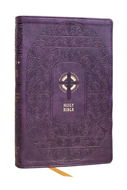 NRSVCE Sacraments of Initiation Catholic Bible, Purple Leathersoft, Comfort Print, Leather / fine binding Book