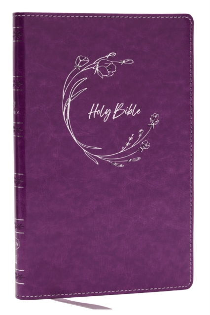 NKJV Holy Bible, Ultra Thinline, Purple Leathersoft, Red Letter, Comfort Print, Leather / fine binding Book